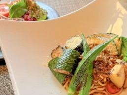 旬彩ダイニング ばんび『夏野菜カレーパスタ』 旬彩ダイニング ばんび『夏野菜カレーパスタ』