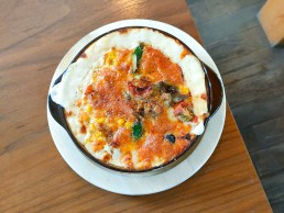 cafe twinkle『夏野菜とひき肉のトマトカレードリア』 cafe twinkle『夏野菜とひき肉のトマトカレードリア』